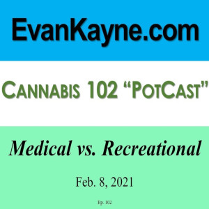 Potcast 102: Medical vs. Recreational cannabis