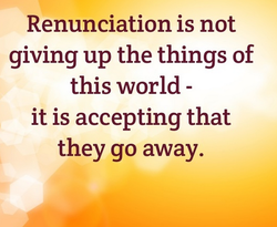 Renunciation