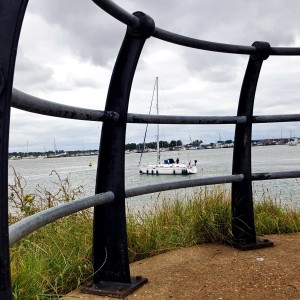 Down at the marina on a weekday in August