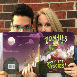 Episode 34 with Writers and Illustrators Jorge and Megan Lacera,Creators of Zombies Don't Eat Veggies!