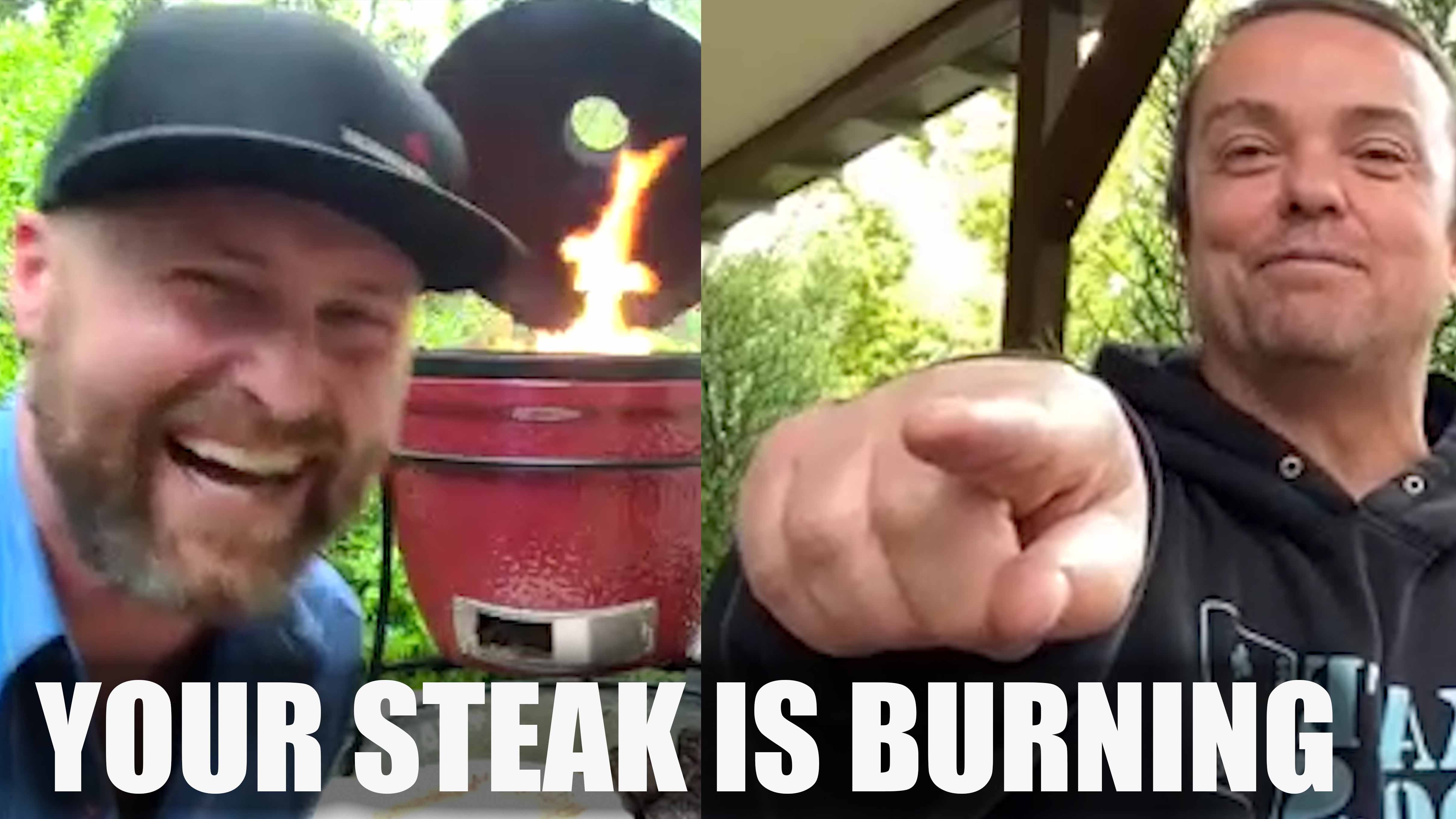JACKASS Wee Man challenges CHEF ERIC in STEAK COOKOFF