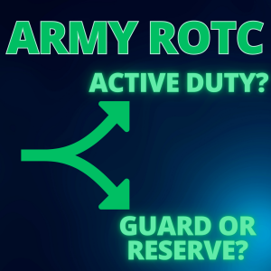 Army ROTC - 40-50% of cadets commission into the Guard or Reserve each year!