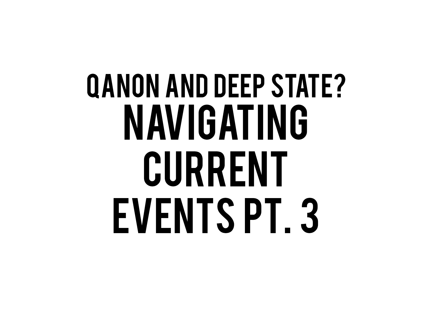 QAnon and the Deep State