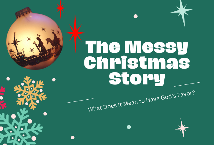 Messy Christmas podcast episode image.