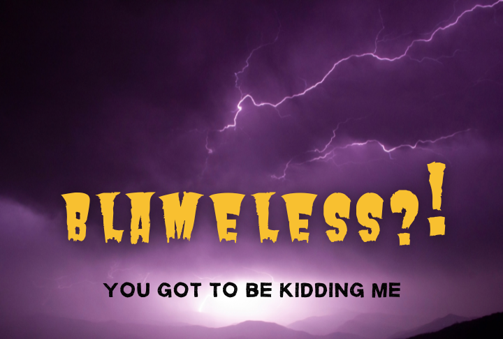 Blameless; Really? podcast episode image.