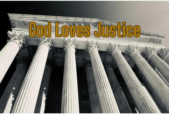 God Loves Justice podcast episode image.