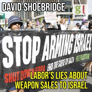 David Shoebridge: Stop arming Israel, justice for Assange and McBride