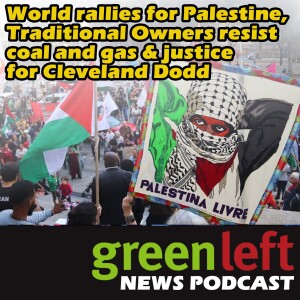World rallies for Palestine, Traditional Owners resist coal and gas & justice for Cleveland Dodd | Green Left News Podcast