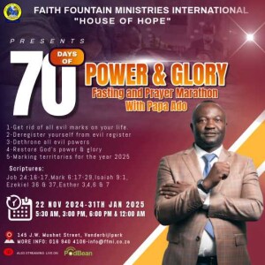 70 Days of Power & Glory Closing Session Part3