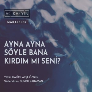 Ayna Ayna Söyle Bana Kırdım Mı Seni? | AçıkBeyin Makaleler