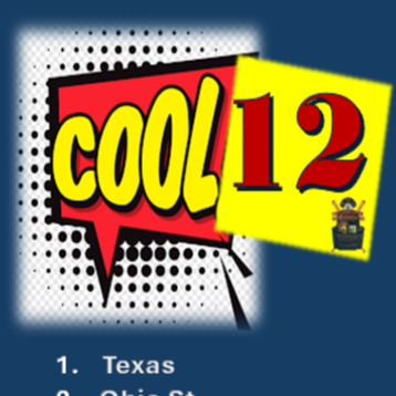 Armchair QB Show - The Cool 12 CFB Rankings