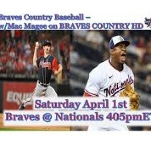 Atlanta Braves vs Washington Nats 4/1/23 | LIVE Stream MLB Play-By-Play | Braves Country Baseball