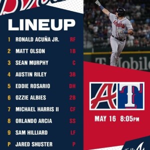 Braves Country Today - Instant Replay 5-16-23 | Braves vs Rangers game 2 preview