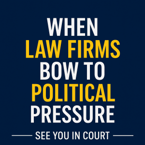 Law Firms, Political Pressure, and the Fight for the Rule of Law