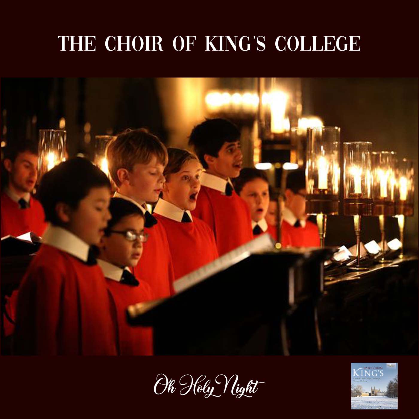 The Choir of King’s College Cambridge sings on Christmas Eve