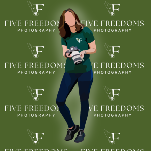 Joanne Wetzel, Owner of Five Freedoms Photography - mastering the skills to bring a passion to life + supporting shelter dogs!