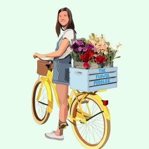 Kenzie Nixon, Founder and Owner of The Flower Peddler - bringing a unique flower bouquet building experience to the Austin area and working to take her passion full time