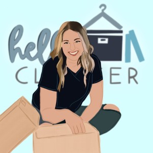 Sarah Valeri, Owner of Hello Clutter - how she took her business full time & how your enneagram type can help you learn how to declutter and organize better!