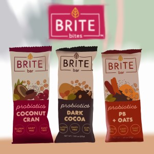 Bri Makaric, Founder & Owner of BRITE Bites - starting a small business full-time after graduating college and providing you with probiotic, high-quality, healthy bars