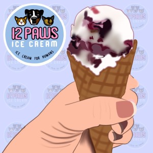 Maura McCarthy, Founder & Owner of 12 Paws Ice Cream - providing handmade, premium ice cream (for humans!) to the Raleigh area