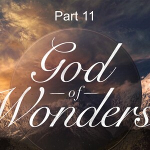 Rediscovering the Wonder of God Part 11