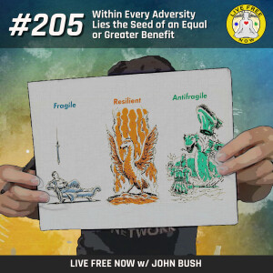 LFN #205 - Within Every Adversity Lies the Seed of an Equal or Greater Benefit (Live Free Now!)