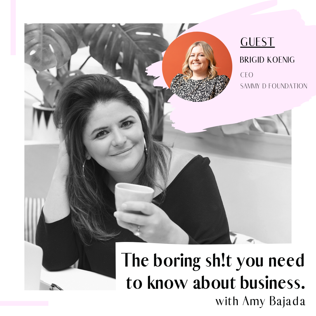 The boring sh!t in business Podcast with Amy Bajada