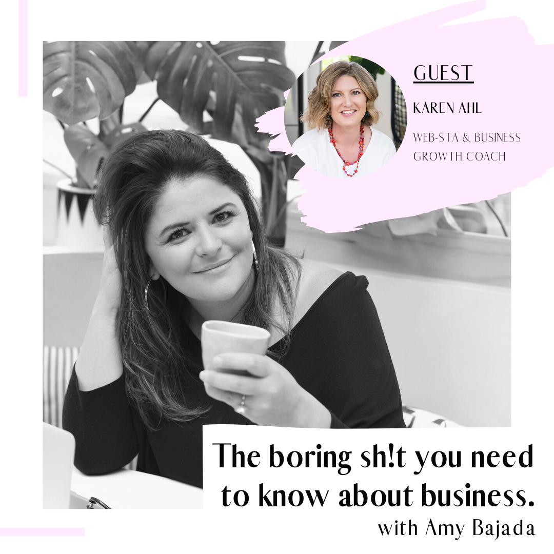 The boring sh!t in business Podcast with Amy Bajada