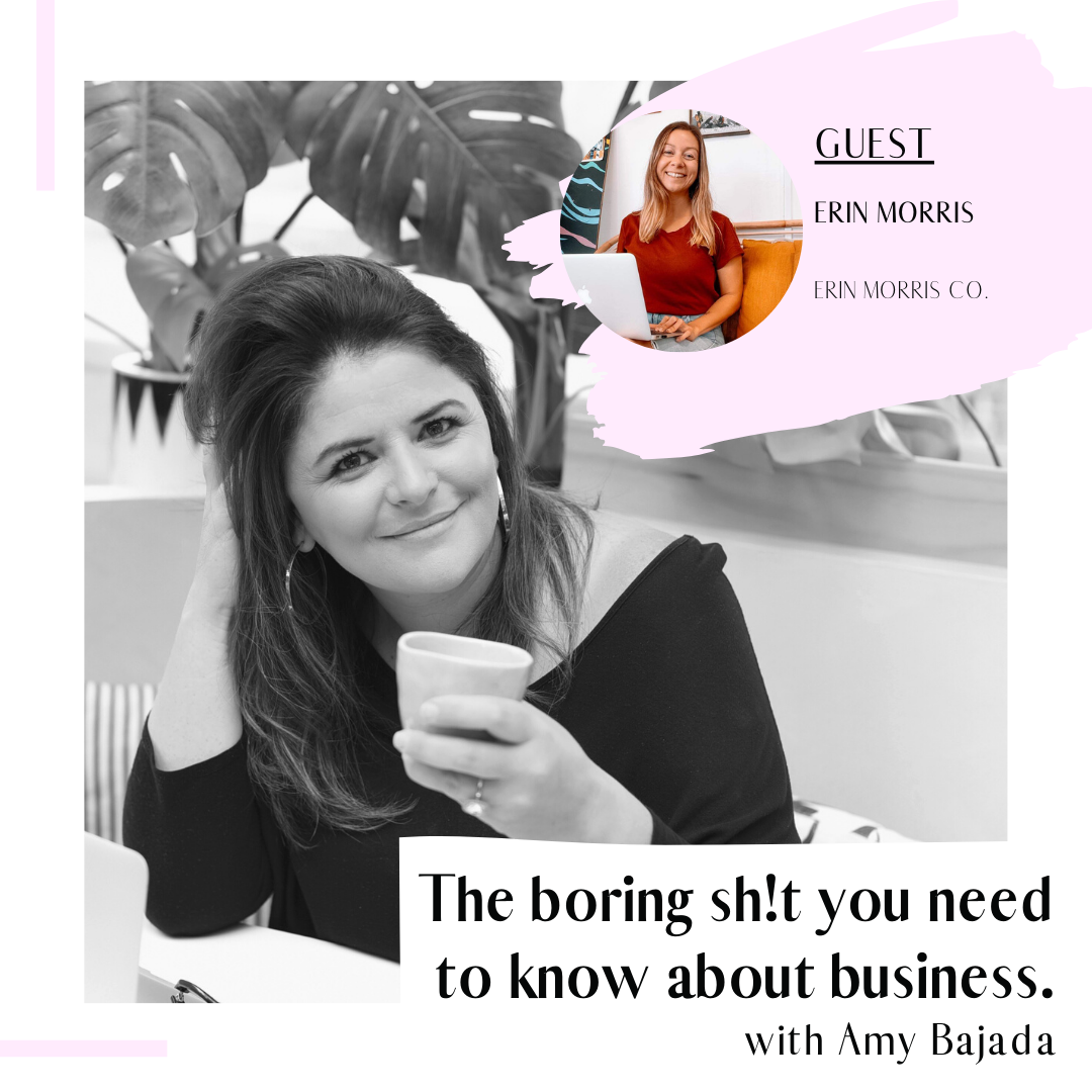 The boring sh!t in business Podcast with Amy Bajada