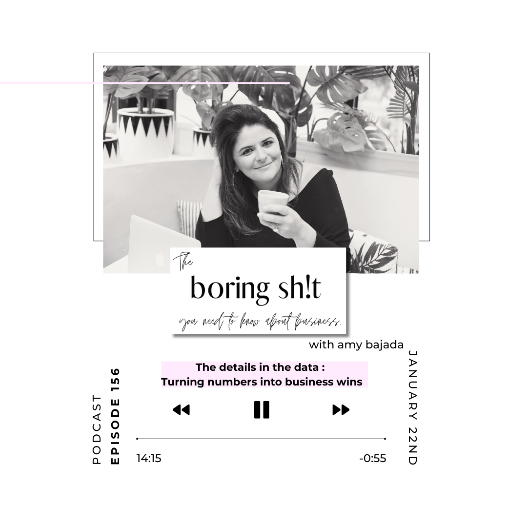 The boring sh!t in business Podcast with Amy Bajada