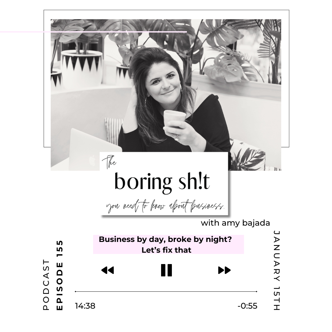 The boring sh!t in business Podcast with Amy Bajada