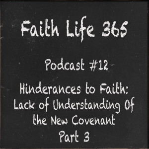 #12  Hinderances to Faith:  Lack of Understanding of The New Covenant Part 3 The Old Covenant