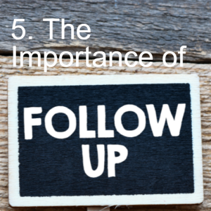 5-The Importance of Follow-Up (I Thess. 3:1-13)