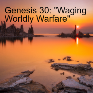 Genesis 30: Waging Worldly Warfare