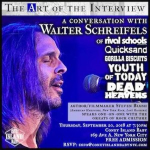 WALTER SCHREIFELS (audio) - THE ART OF THE INTERVIEW #4