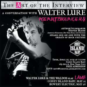 WALTER LURE (Heartbreakers) (audio) - THE ART OF THE INTERVIEW #3