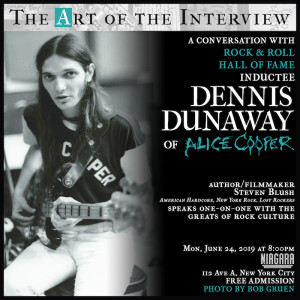 DENNIS DUNAWAY (Alice Cooper) PART TWO - THE ART OF THE INTERVIEW #5