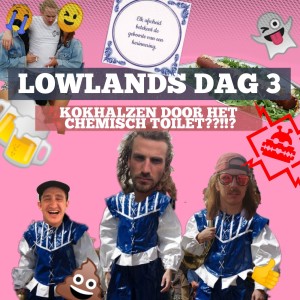 Lowlands dag 3: Kokhalzen door het chemisch toilet?!