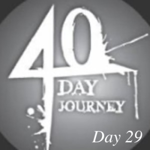 Journey to health 40 day goal: Day 29