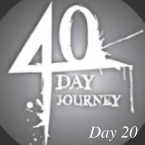 Journey to health 40 day goal: Day 20