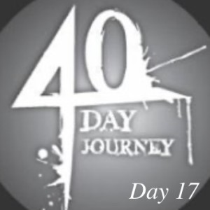 Journey to health 40 day goal: Day 17