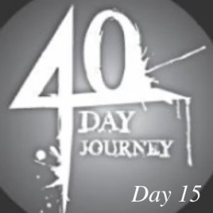 Journey to health 40 day goal: Day 15