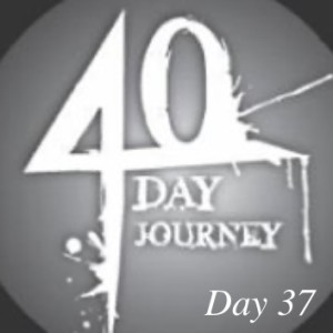 Journey to health 40 day goal: Day 37