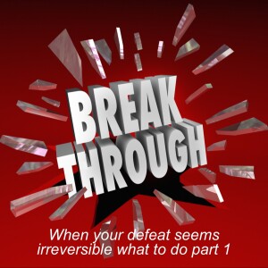 Turning Defeats into Breakthroughs 3: What to do when your defeat seems irreversible part 1