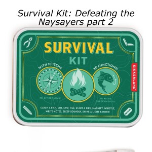 Survival Kit Series: Skills we need to survive in life 1: Dealing with Naysayers part 2