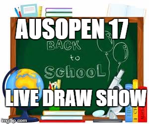 Podcast #76- Aussie Open 2017 Draw Show- Ole School Dayz