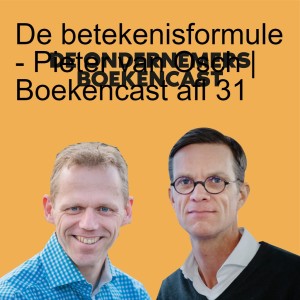 De betekenisformule - Pieter van Osch | Boekencast afl 31