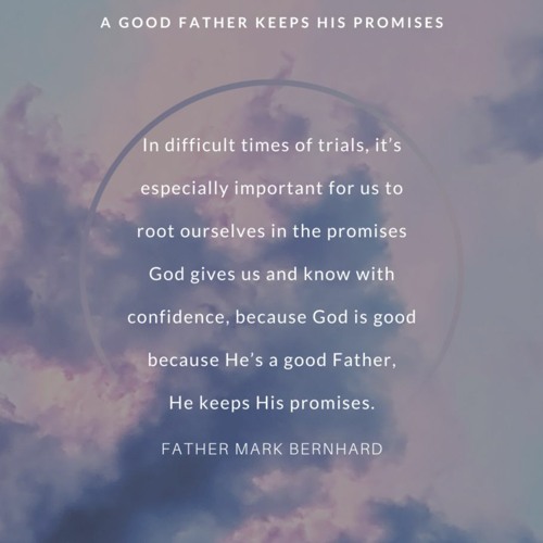 2020-04-04 Fr Mark - Daily Mass - A Good Father Keeps His Promises