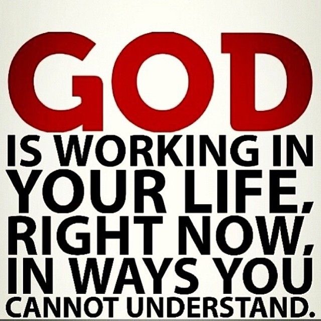 God is working in you