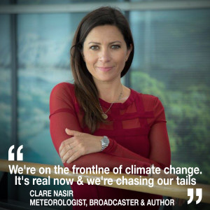 Helen talks to meteorologist & broadcaster Clare Nasir about our climate change crisis